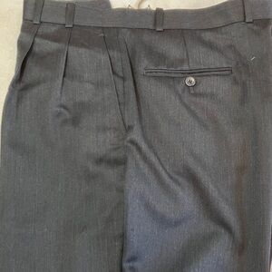 Men's Black Dress Pants Super 100’s
